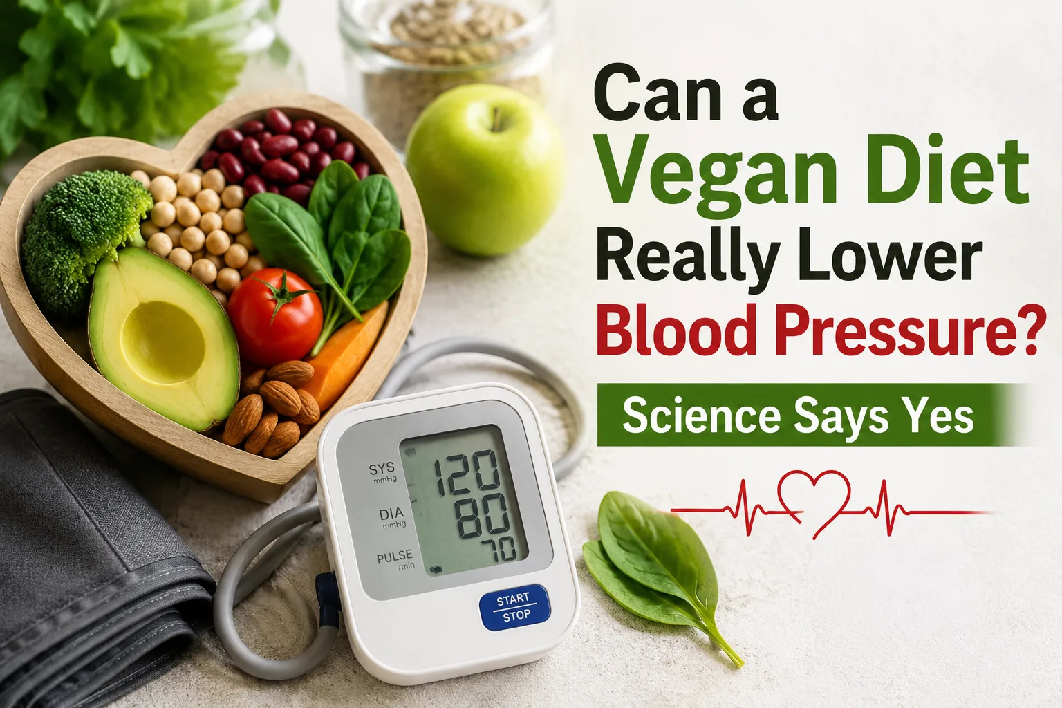 Can a Vegan Diet Really Lower Blood Pressure? Science Says Yes